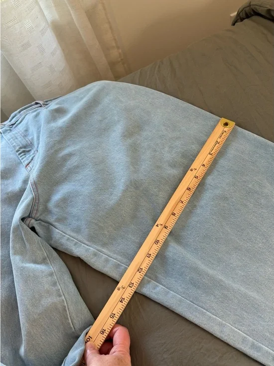 Big Bud Press Denim Hi-Rise Trousers. Size Large. - Picture 13 of 16